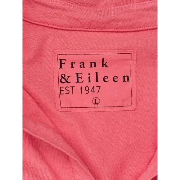 NWOT Frank & Eileen LAUREN Polo Mini Heritage Jersey Cotton Watermelon Large - Picture 5 of 6